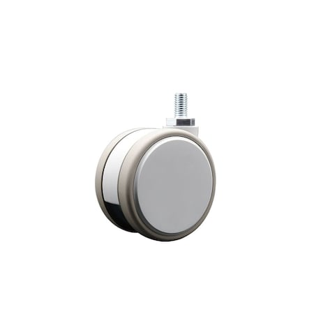 Service Caster 3 Inch MRI Safe Caster, 3/8 Inch Threaded Stem SCC-TS02S75-TPR-GRY-381634-MRI